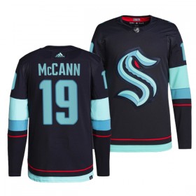 Seattle Kraken Jared Mccann 19 Vauthentic Adidas Navy Trikot - Herren